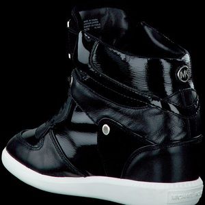 BLACK MICHAEL KORS SNEAKERS NIKKO HIGH